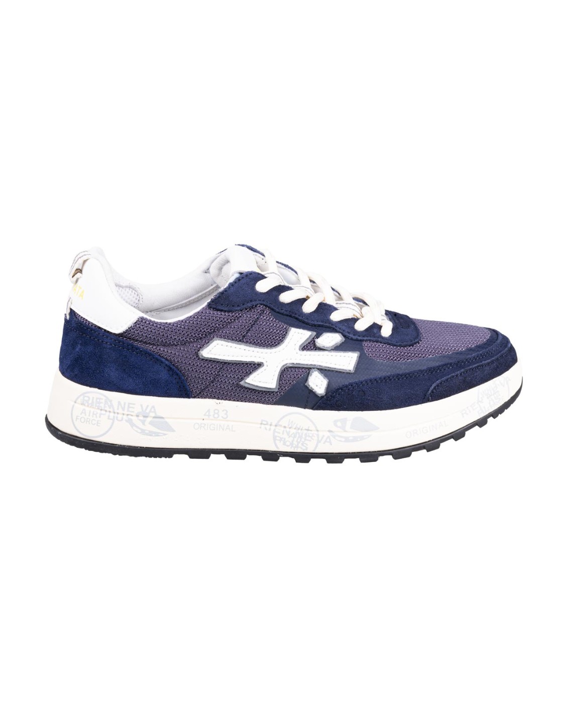 shop PREMIATA Saldi Scarpe: Premiata sneaker "Nous 6658".
Logo che decora i laterali.
Altezza suola 3,5 cm.
Fusbet Interno 28,7 cm.
Composizione: suola: 70% EVA, 30% gomma; tomaia: 55% PA, 25% pelle di capra,15% TPU, 5% NY; fodera: 86% pelle di capra, 14% PU.
Made in Vietnam.. NOUS-6658 number 1543281